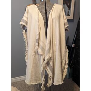 mes demoiselles paris unique poncho jacket, shawl jacket blanket w pockets